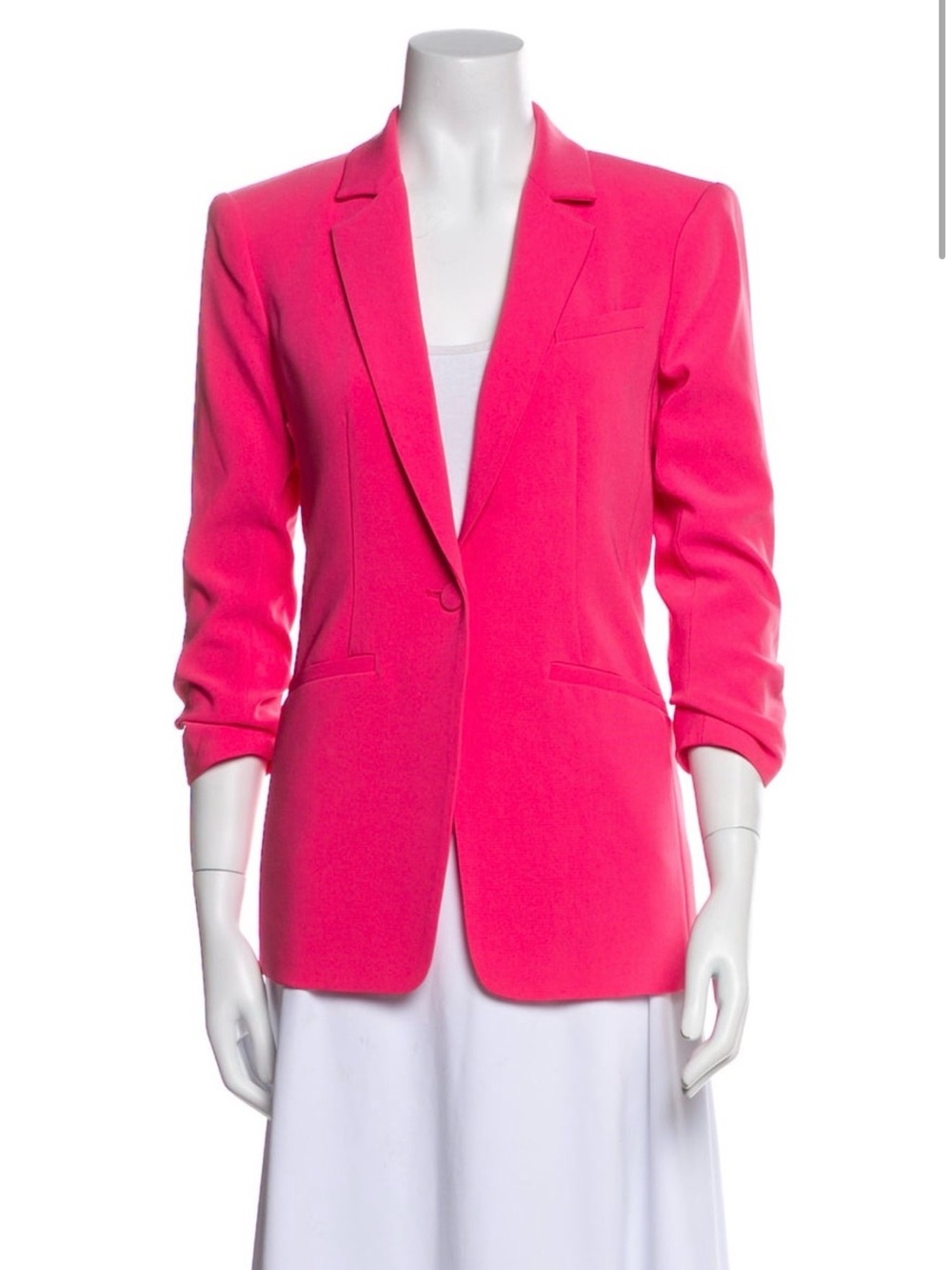 cinq a sept Pink Single-Button Blazer